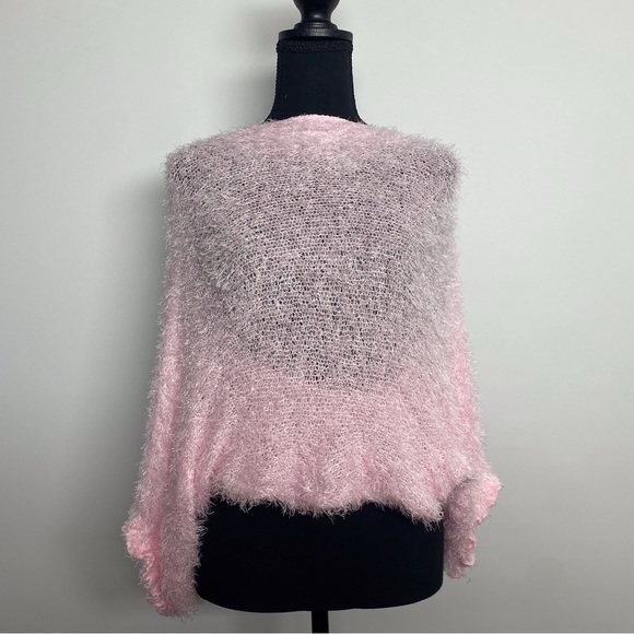 Accessories - Pink warm and cozy women cover up wrap
